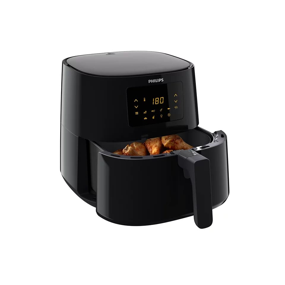 Fritadeira Elétrica Sem Óleo Air Fryer 6,2L Philips Walita XL Digital Preto 220V