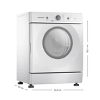 Conjunto Brastemp Lavadora de Roupas 14kg Inverter BNF14AS + Secadora Piso 10kg BSR10BB 220V