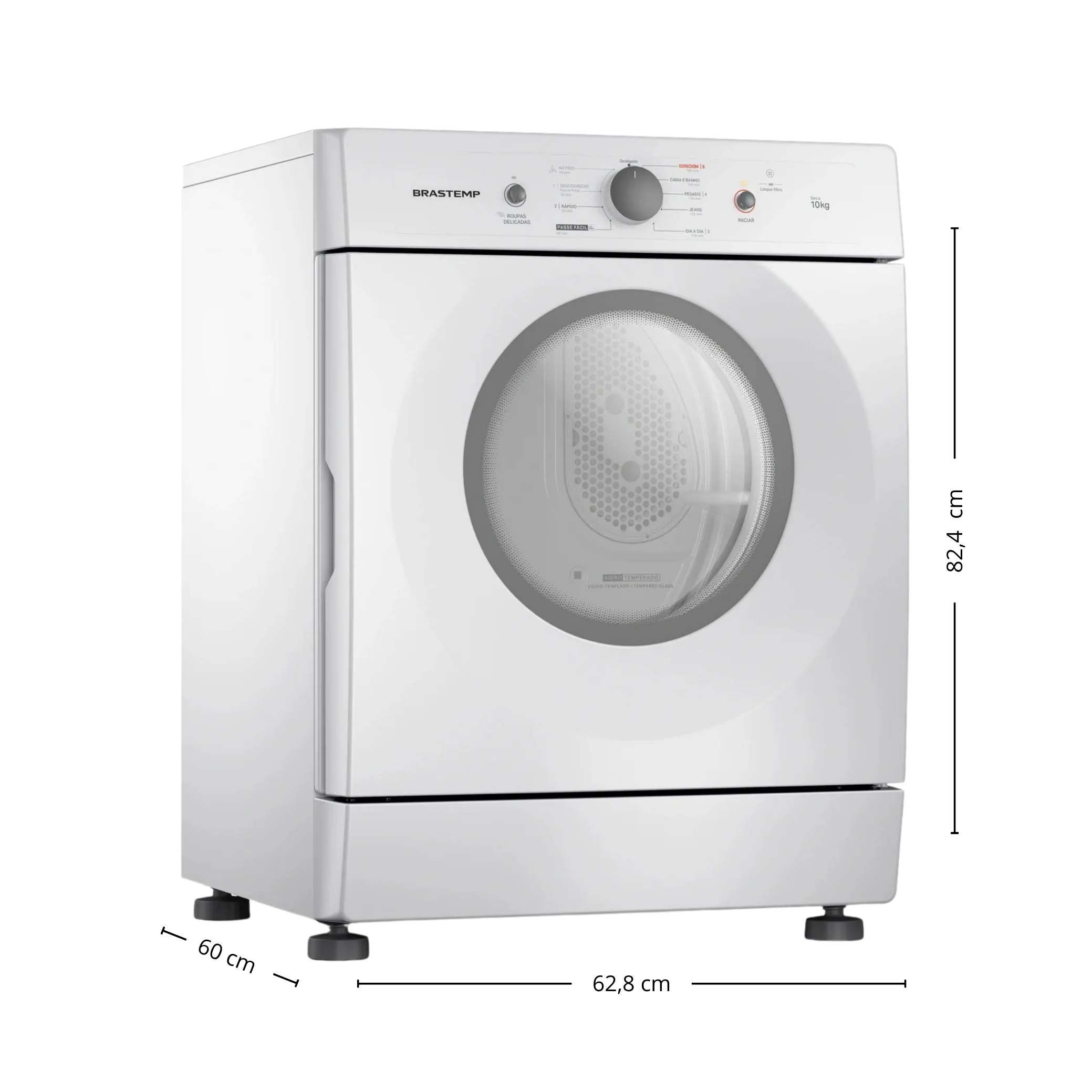 Conjunto Brastemp Lavadora de Roupas 14kg Inverter BNF14AS + Secadora Piso 10kg BSR10BB 220V