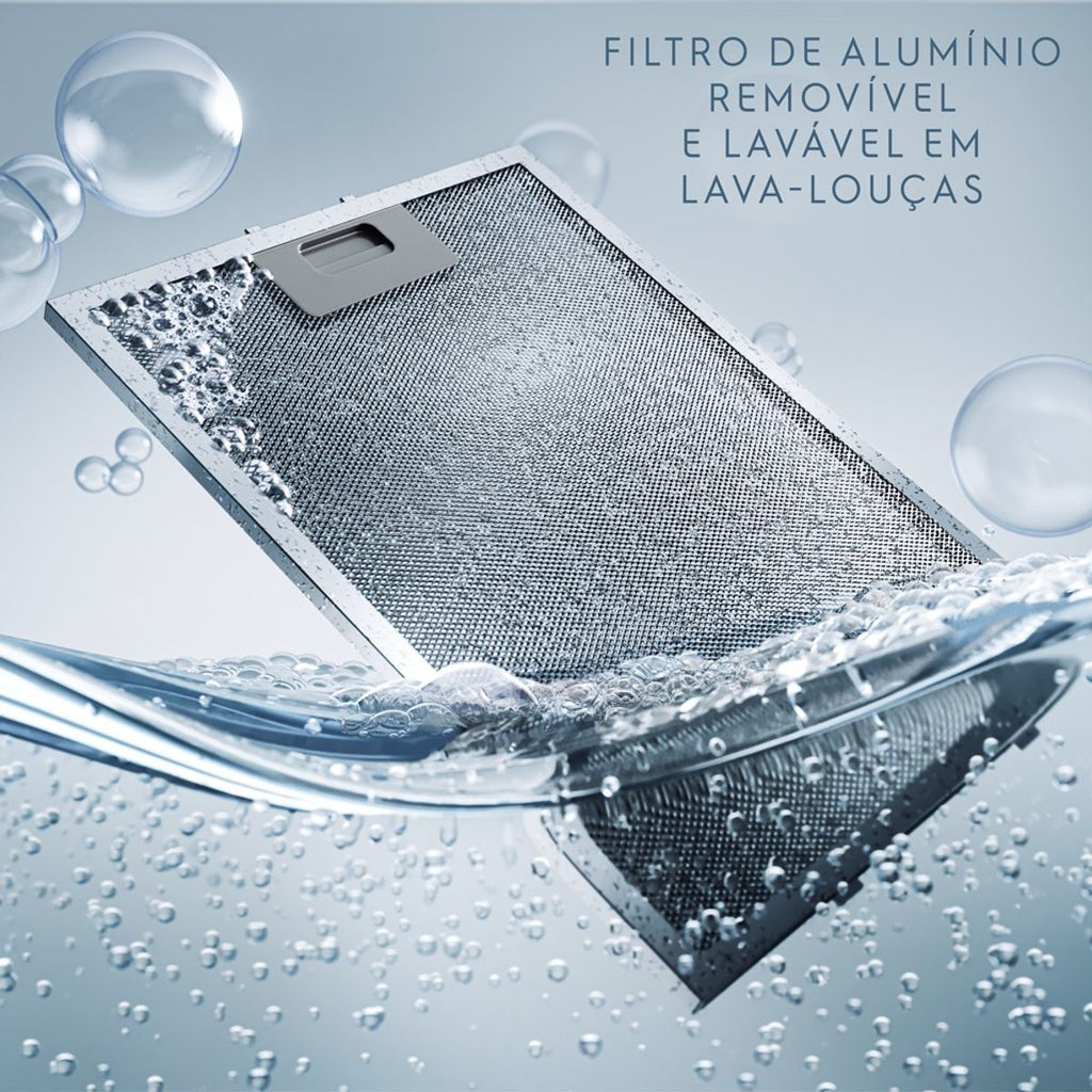 Coifa de Ilha Experience Electrolux CE9IF 90cm Inteligência Artificial Inox 220V