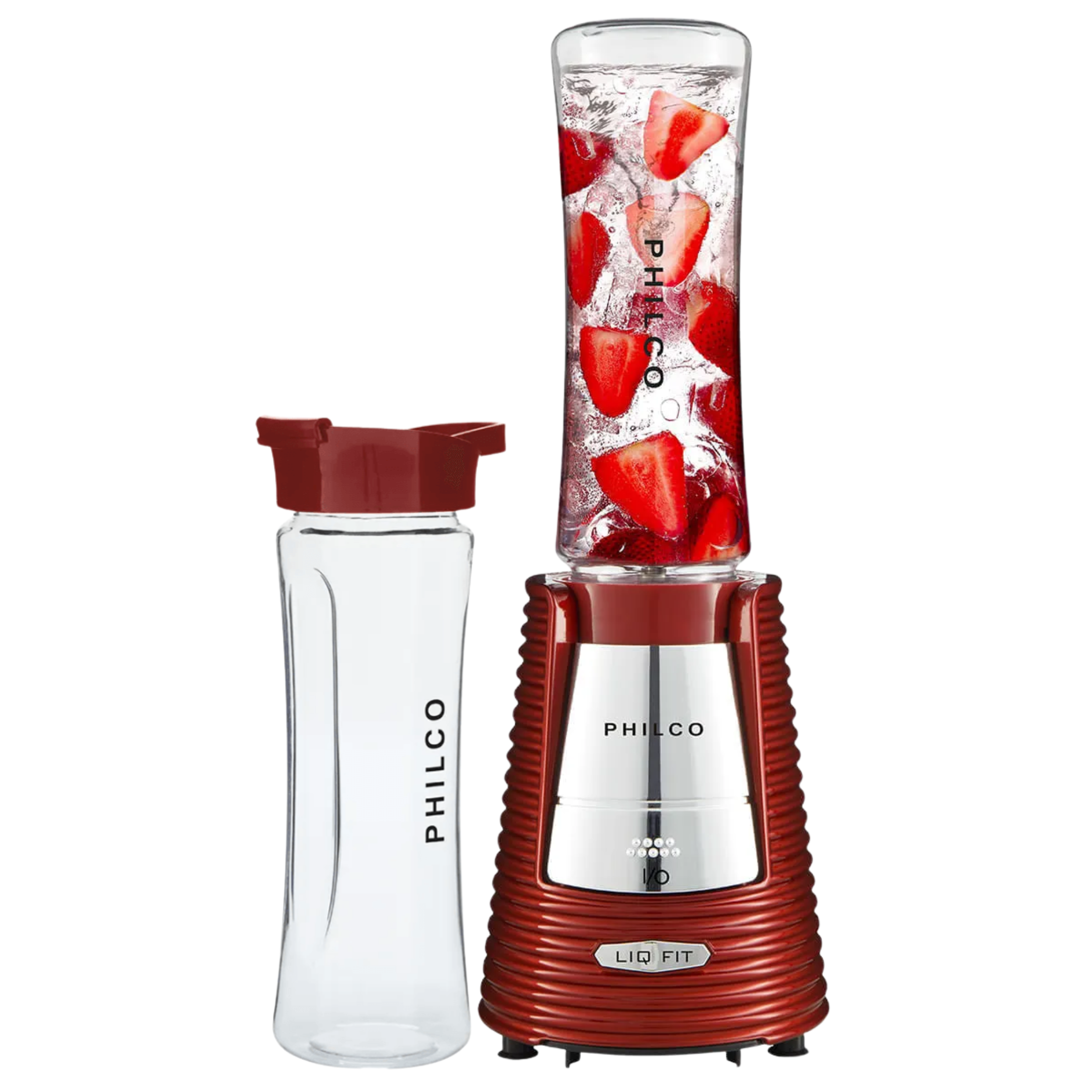 Liquidificador Fit Retrô Philco 600ml Blender 300W Vermelho 220V