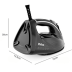 Ferro de Passar a Vapor Philco Base Ceramic Xtreme PFV70 Preto 220V