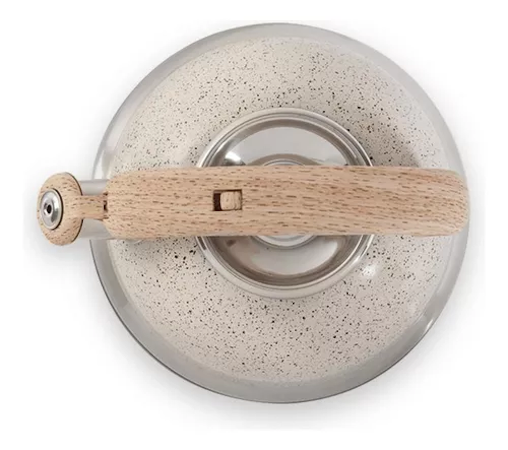 Chaleira Roma Brinox 2,7L Indução com Apito Vanilla