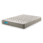 Colchão Espuma Ecoline D-40 Ecoflex King 193x203x25cm Cinza