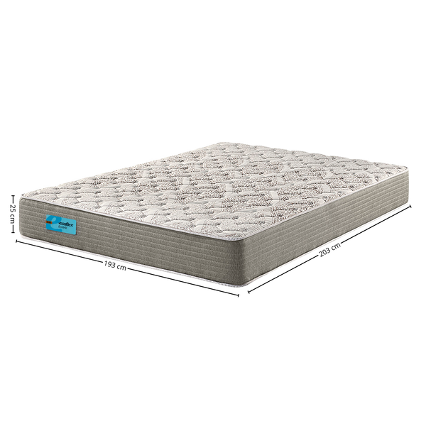 Colchão Espuma Ecoline D-40 Ecoflex King 193x203x25cm Cinza