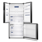 Refrigerador Electrolux 590L IM8B MultiDoor Inverter Efficient com AutoSense Inverse Preto Look 220V
