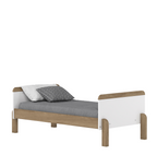 Berço e Mini Cama Ternura Henn Jequitibá e Branco