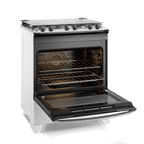 Fogão 5 Bocas Electrolux Efficient FE5IB com Mesa Inox, PerfectCook e VaporBake Branco Bivolt