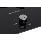 Cooktop à Gás Fischer 5 Bocas Infinity Duo Blaze Tripla Chama Mesa Vidro Preto Bivolt