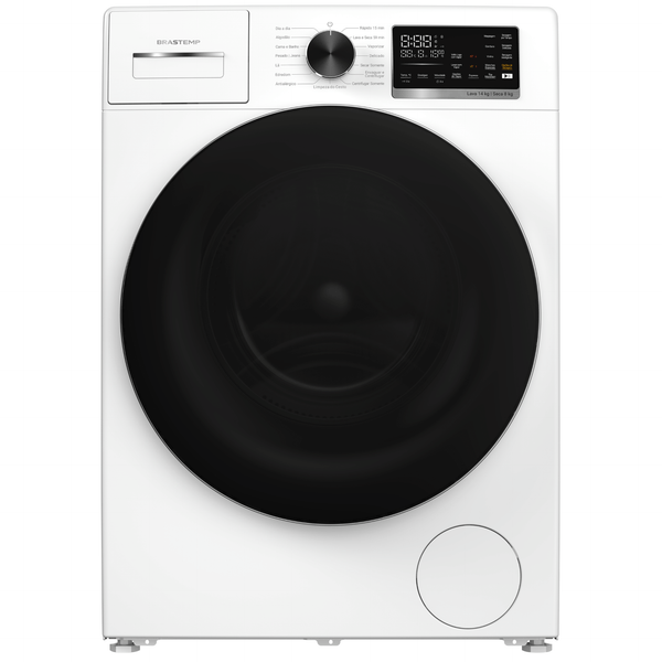 Lava e Seca Brastemp 14kg B= Smart BNO14AB Inverter  Branco 220V