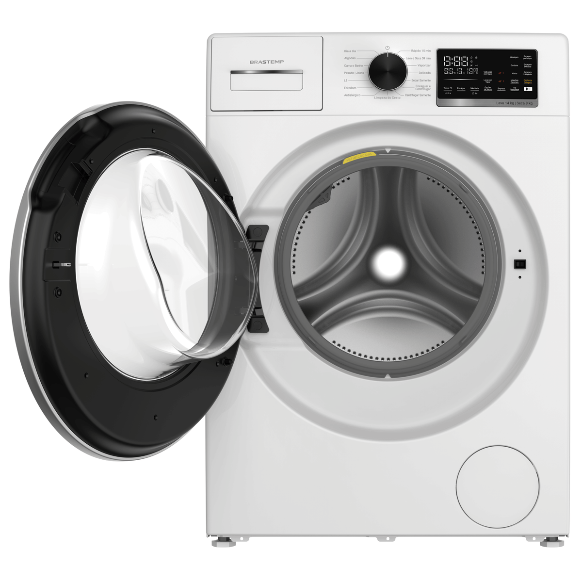 Lava e Seca Brastemp 14kg B= Smart BNO14AB Inverter  Branco 220V
