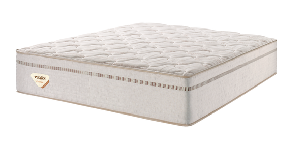 Colchão Casal High Spring  Ecoflex 138x188x33cm Molas Superlastic Bege