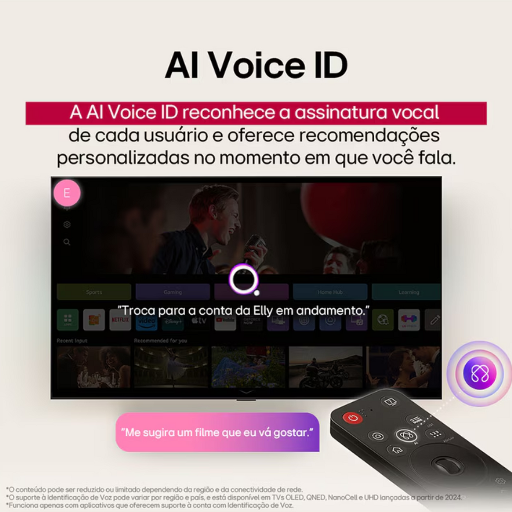 Smart TV LED 50" 4K LG 50UA8550 UHD WebOS Bivolt