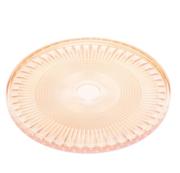 Prato Para Servir Rojemac Queen em Cristal 32cm Âmbar