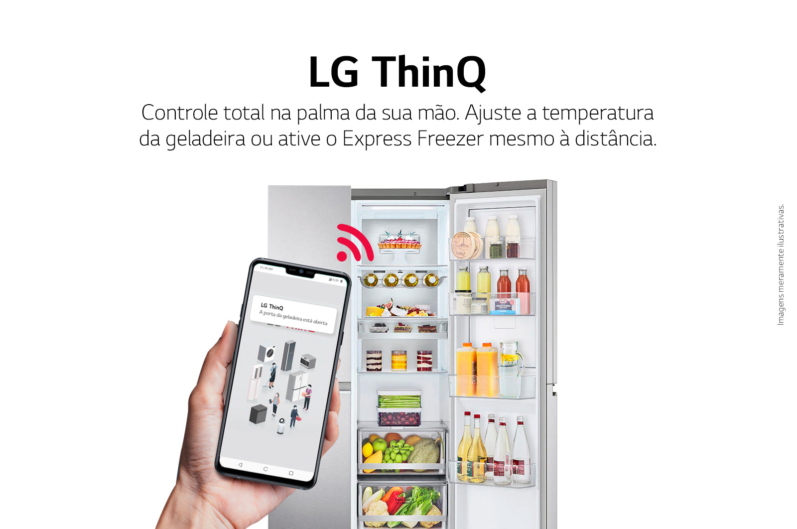 Refrigerador LG 598L Side By Side InstaView UVNano Inverter Inox 220V
