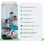 Ar-Condicionado Split Inverter Gree 9000 BTUs G-Side Quente e Frio 220V