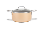 Jogo de Panelas Ceramic Life Brinox 4 peças Indução Life Coast Champanhe