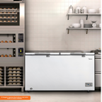 Freezer Horizontal Midea 362L 2 Tampas Branco 220V