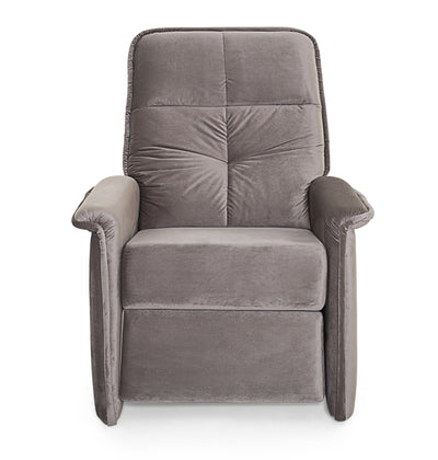 Poltrona Reclinável do Papai Herval 3792 com Atuador Touch Veludo Capucino