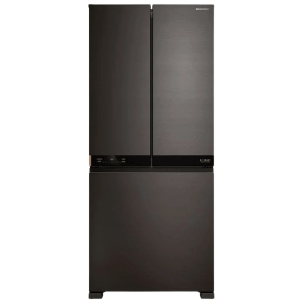 Refrigerador Brastemp 630L BRO88AEXNA 3 Portas Inteligente B=Smart French Door Inverter Black Inox Bivolt