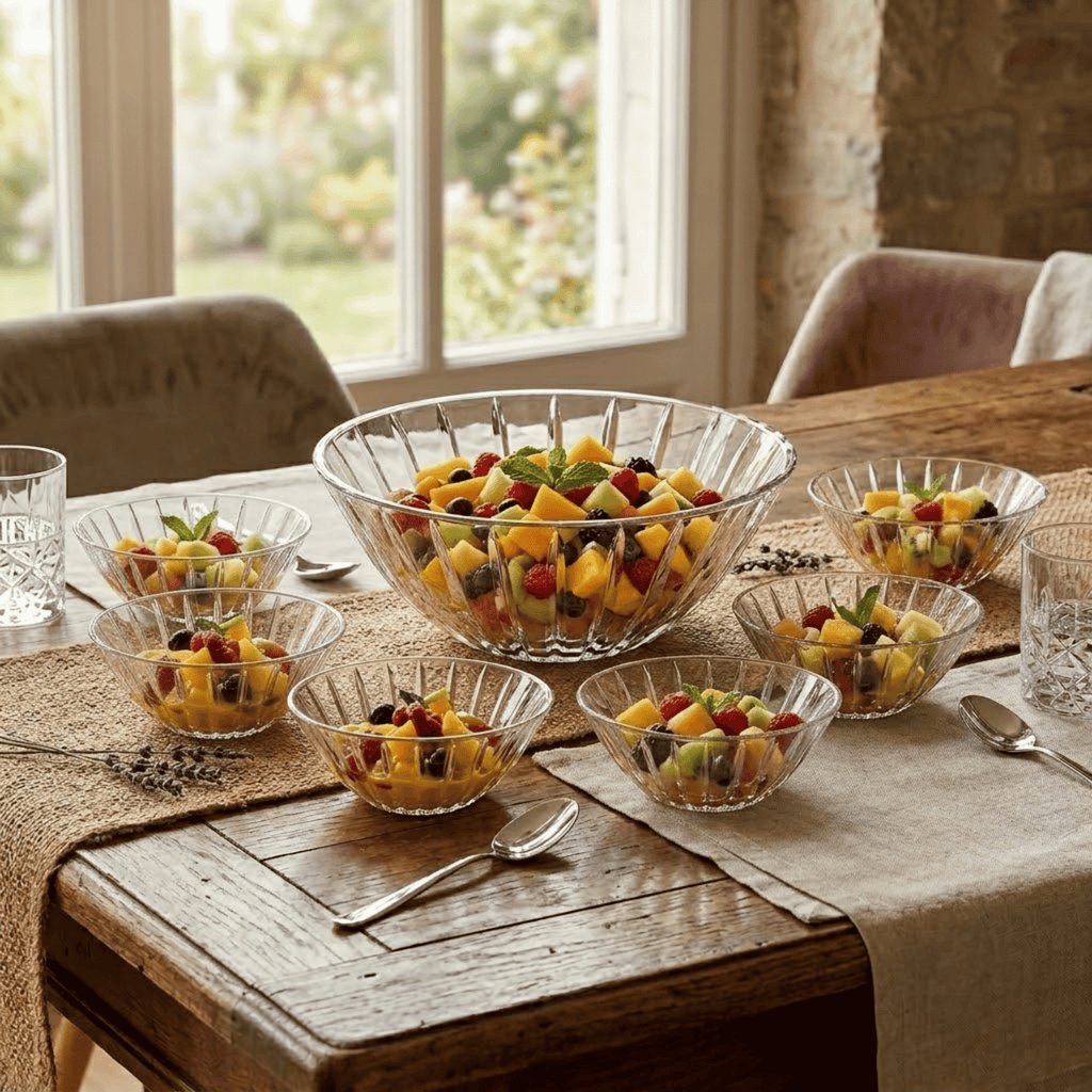 Jogo de 7 Bowls Full-Fit Soho em Cristal
