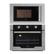 Kit Fischer de Embutir Forno Elétrico 50 Litros Infinity+Micro-ondas 25 Litros Fit Line Inox 220V