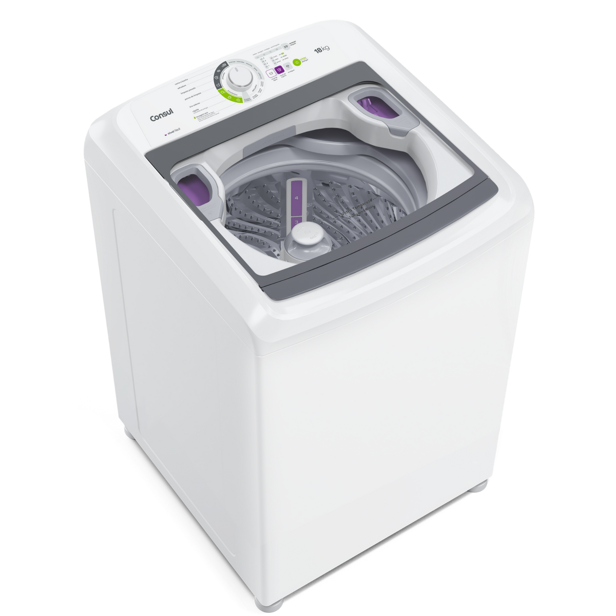 Lavadora de Roupas Consul 18Kg CWK18A Ciclo Edredom Branco 220V