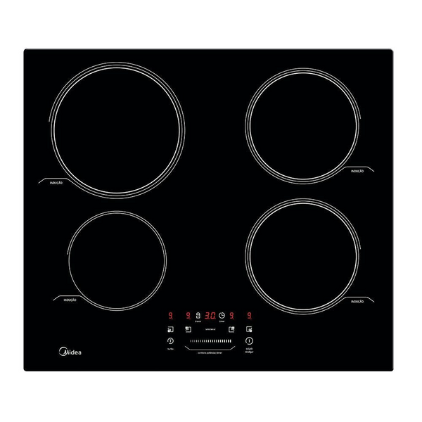 Cooktop Indução Midea 4 Bocas CYB40P2 Preto 220V