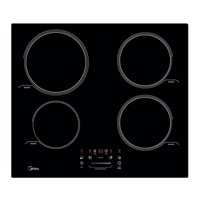 Cooktop Indução Midea 4 Bocas CYB40P2 Preto 220V