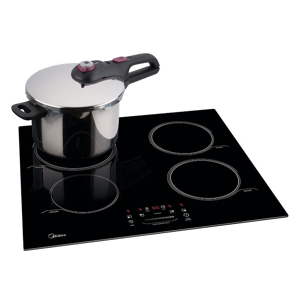 Cooktop Indução Midea 4 Bocas CYB40P2 Preto 220V