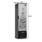 Cervejeira Gelopar 230L GCB-23E GW/TI Adesivado Inox 220V