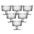 Jogo de 6 Taças de Sobremesa Full-Fit Palatino em Cristal Ecológico 190ml