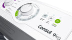 Lavadora de Roupas Consul 9Kg CWB09BB Ciclo Edredom Branco 220V