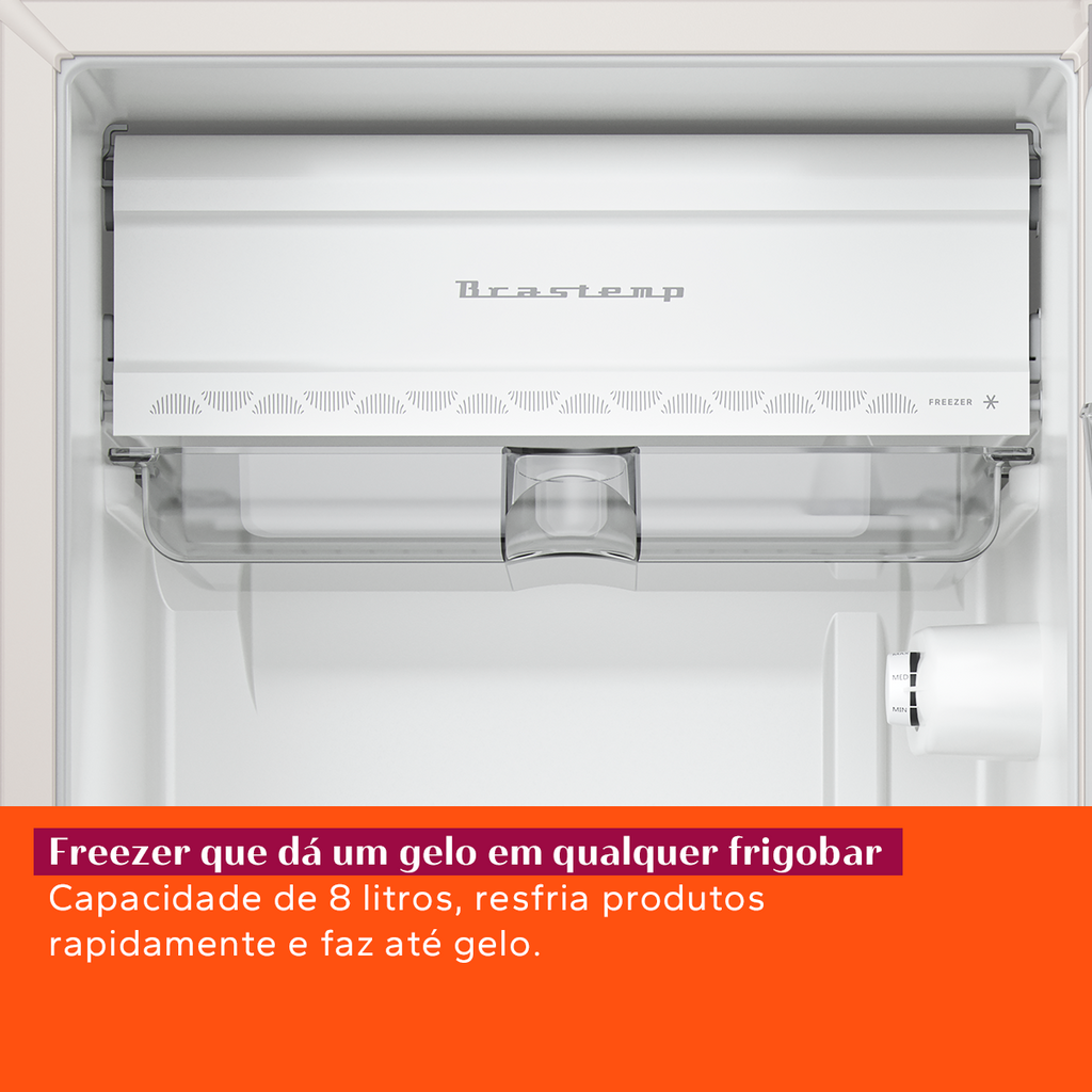 Frigobar Brastemp Retrô 76L BRA08HE Preto 220V