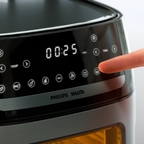 Fritadeira Elétrica Sem Óleo Air Fryer 12L Philips Walita Forno Preto/Inox 220V