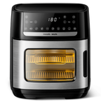 Fritadeira Elétrica Sem Óleo Air Fryer 12L Philips Walita Forno Preto/Inox 220V