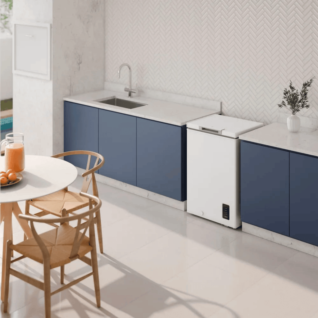 Freezer Horizontal Flex Electrolux 95L HB100 Inverter Iluminação em LED Branco Bivolt