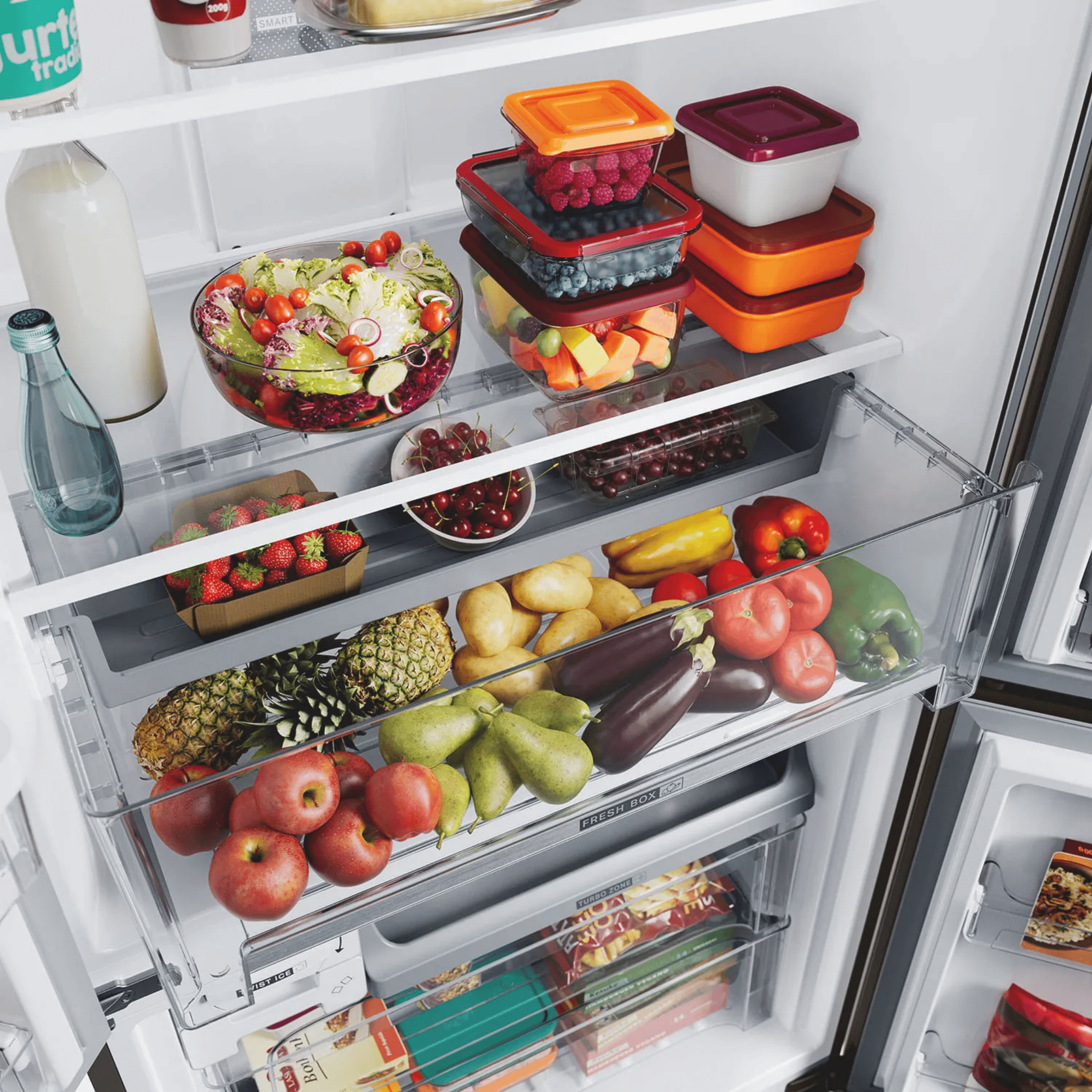 Refrigerador Brastemp 559L BRO85ME 3 Portas French Door Inverter Black Inox 220V