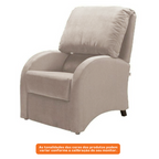 Poltrona Reclinável Herval MH1237  Veludo Capuccino