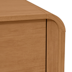 Cômoda Loop II Lopas 8 Gavetas 152cm Amêndoa Clean