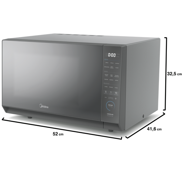 Micro-ondas Midea 35L MasterCook Espelhado 220V