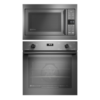 Kit Electrolux de Embutir Forno a Gás 80L Experience OE8GF+Micro-ondas 34L ME3BC 220V