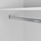 Roupeiro Logan Mambel 240cm 100% MDF 6 Portas Branco e Olmo