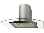 Coifa Fischer Talent 90Cm de Parede Vidro Touch Digital 16740-17897 Inox Escovado 220V