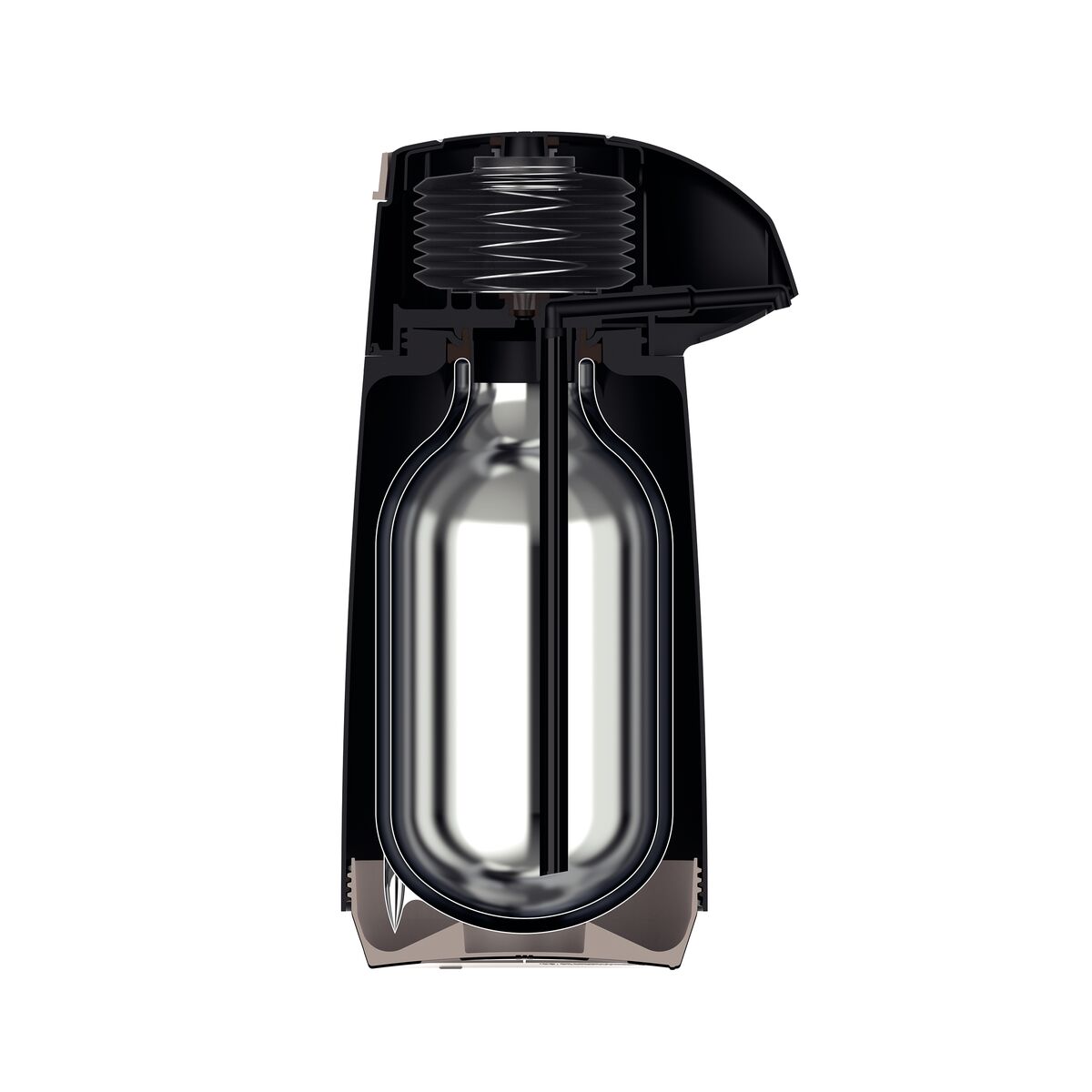 Garrafa Térmica Tramontina Exata com Ampola de Vidro 1L Preto