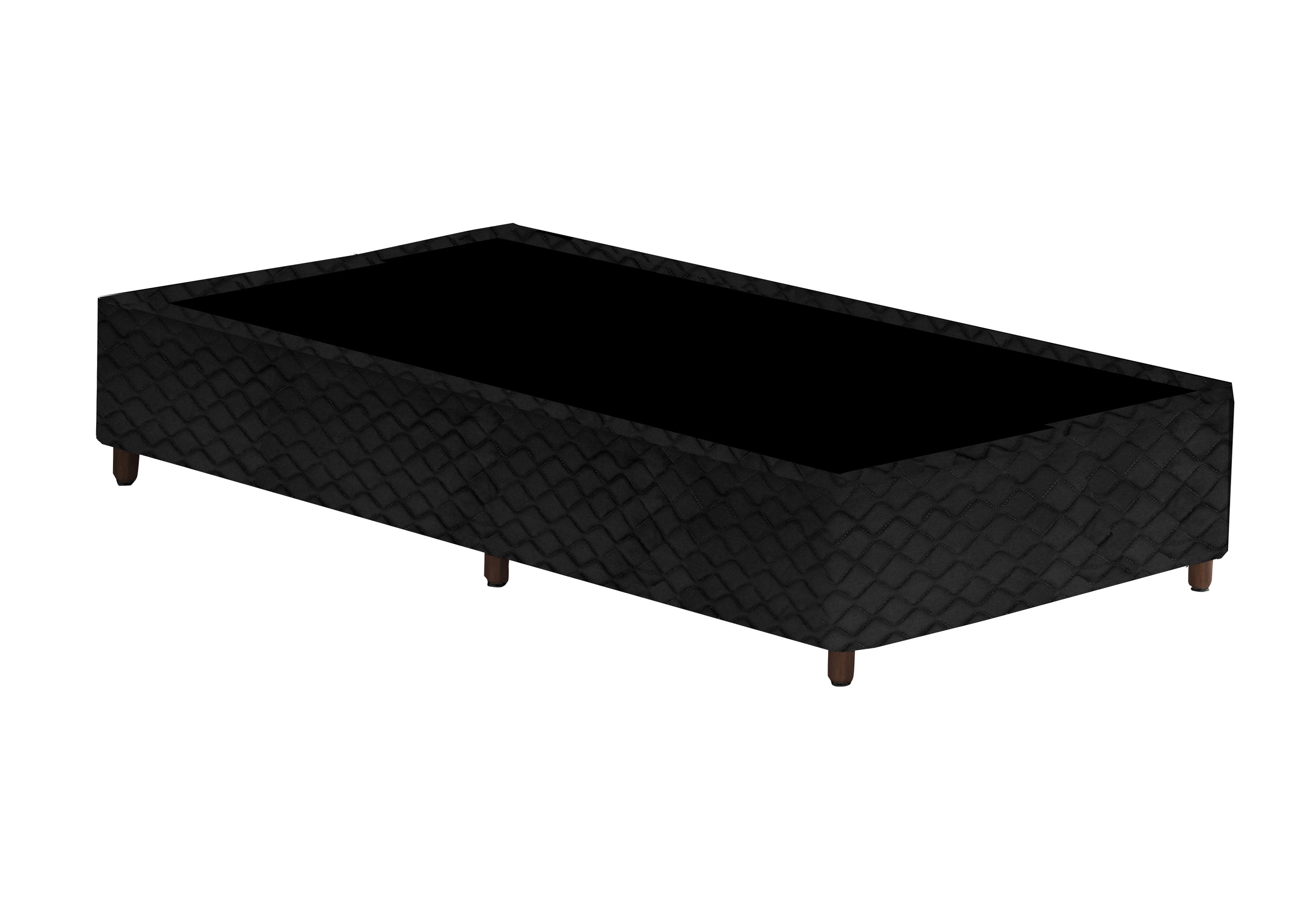 Base Para Colchão Pérola Negra Gazin Queen 79x198x39cm Preto
