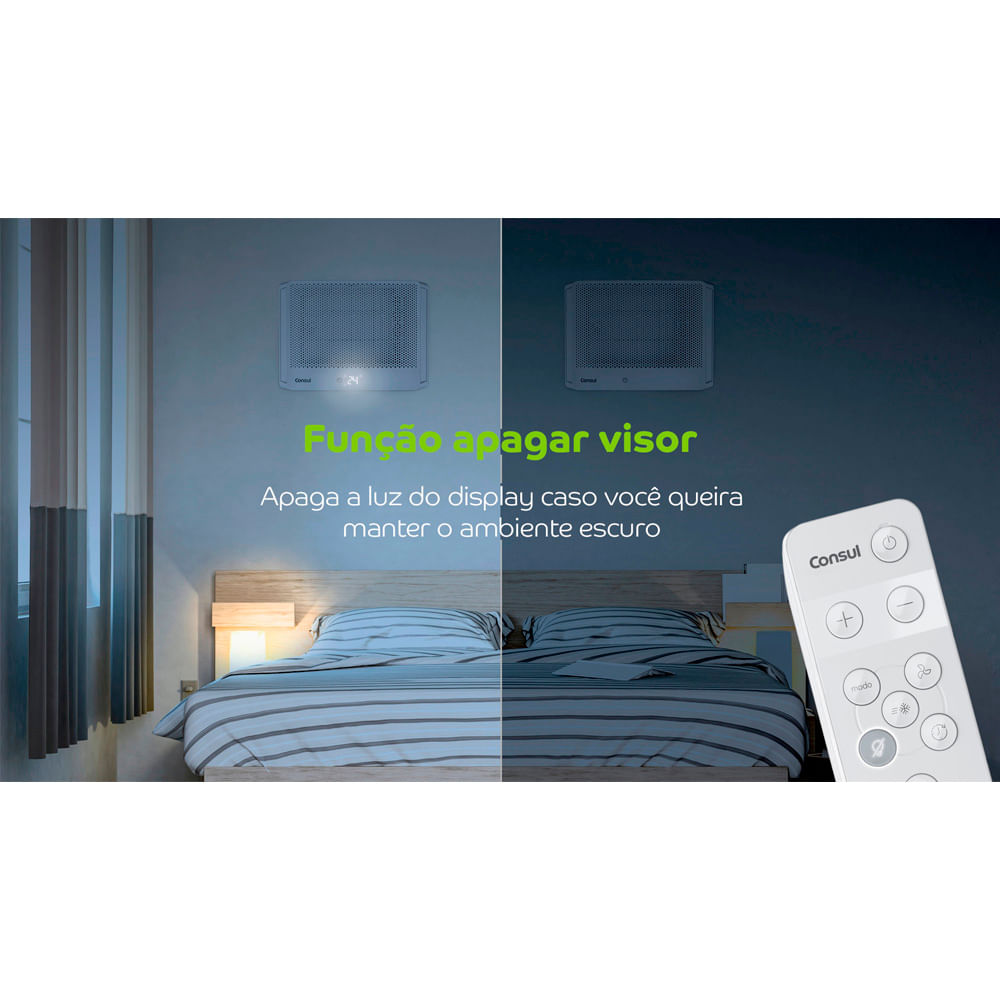 Ar-Condicionado Janela Consul 7500 BTUs Frio CCN07FBBNA Branco 220V