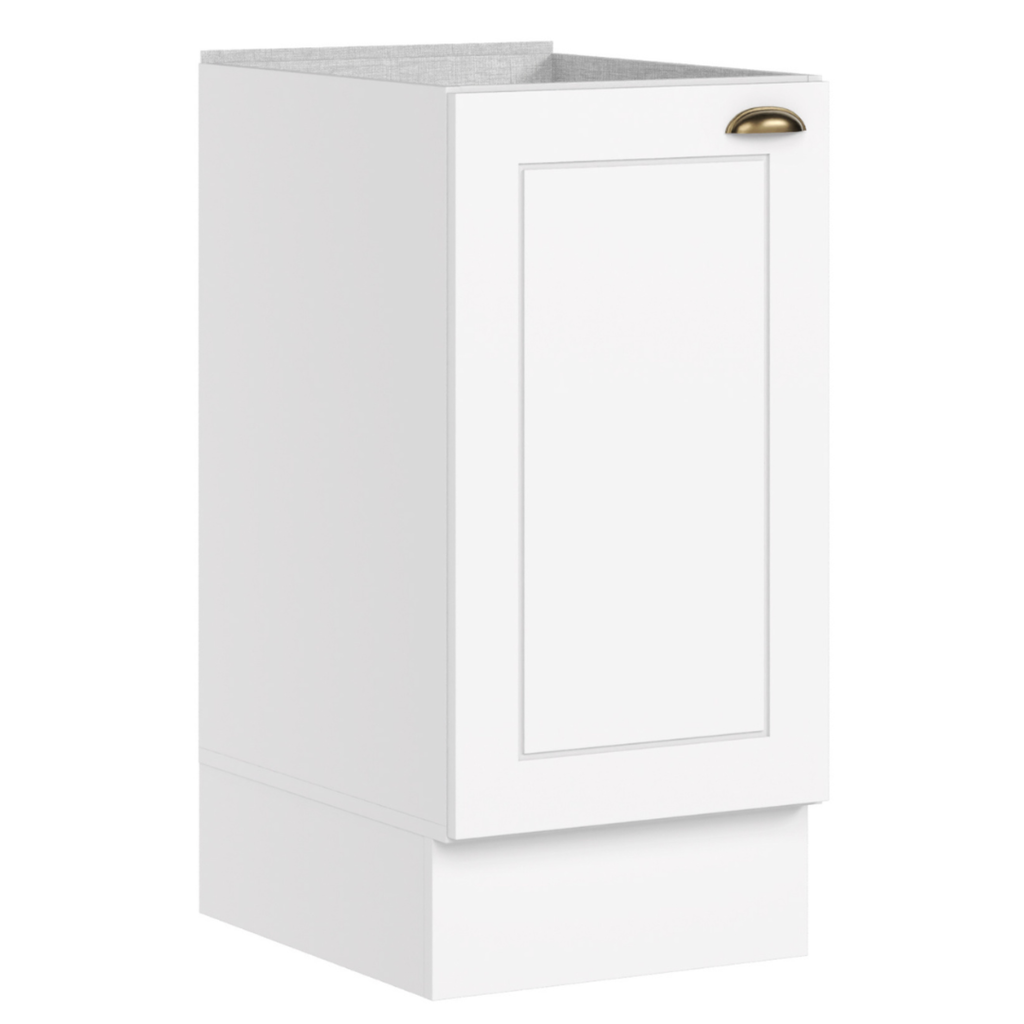 Balcão de Cozinha Americana Henn 100% MDF 1 Porta 40cm Branco HP