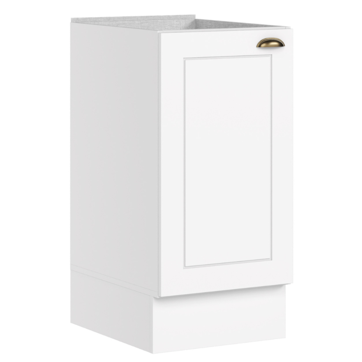 Balcão de Cozinha Americana Henn 100% MDF 1 Porta 40cm Branco HP