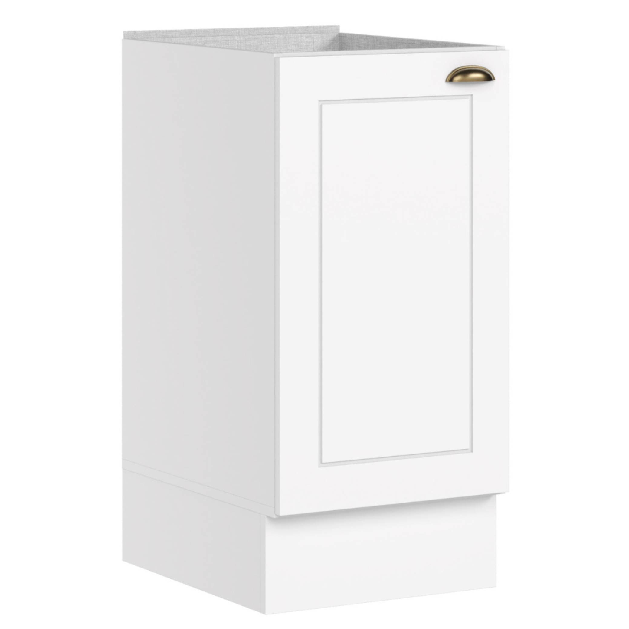 Balcão de Cozinha Americana Henn 100% MDF 1 Porta 40cm Branco HP